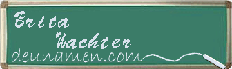 Brita Wachter Visitenkarte